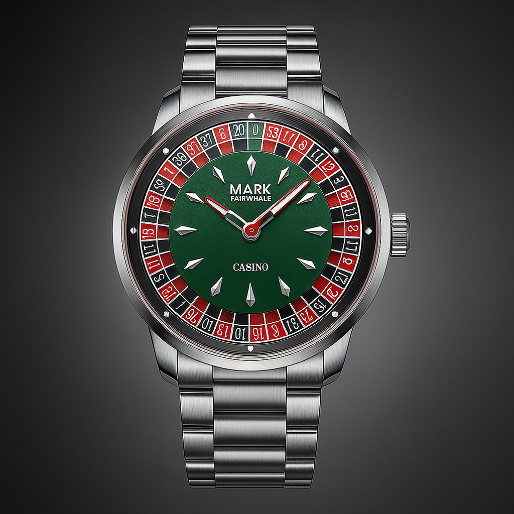 Reloj de ruleta giratoria