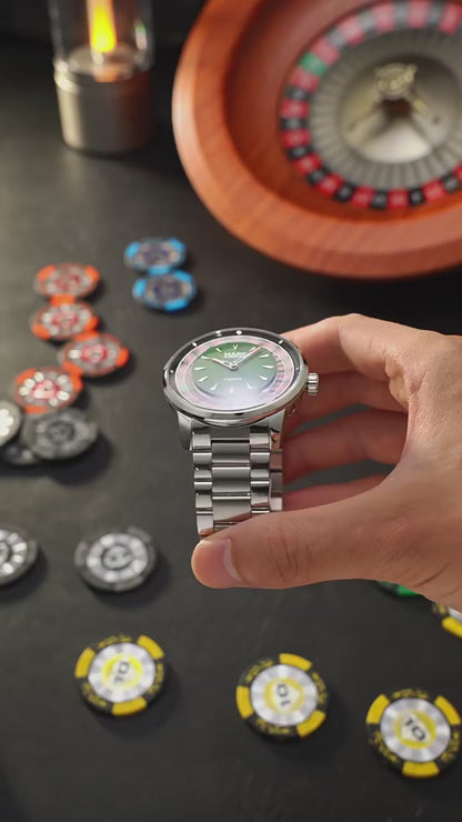 Reloj de ruleta giratoria